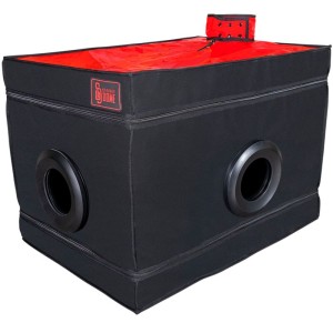 SECRET DOME - KINK CLUB LA NICHE CABIN SCHWARZ  ROT
